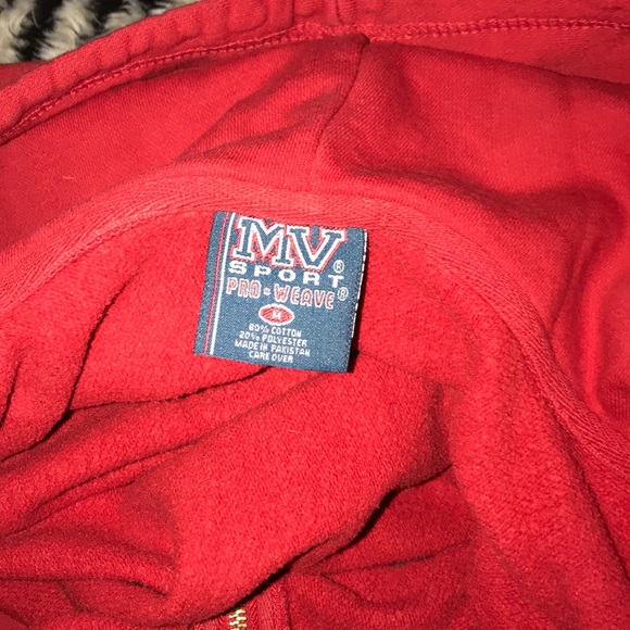 MV sport Medium Coca Cola Red hoodie - Picture 4 of 4